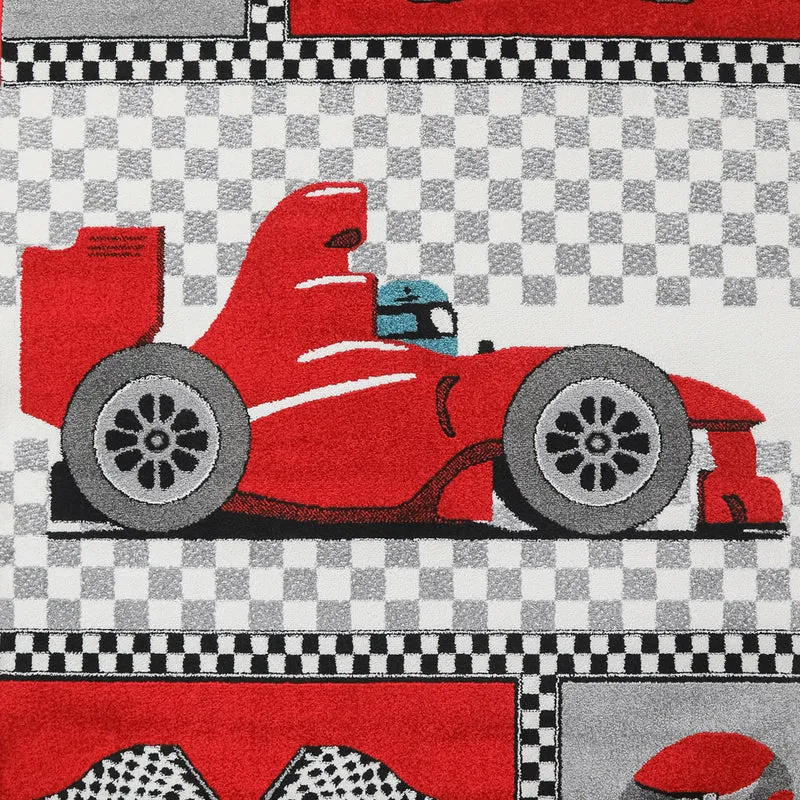 Kinderteppich Junge Rennwagen Design Babyzimmer Teppich Kinderzimmer