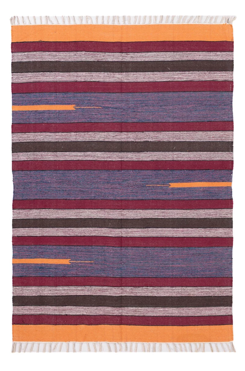 Kelim Modern Teppich 120x180cm - mehrfarbig
