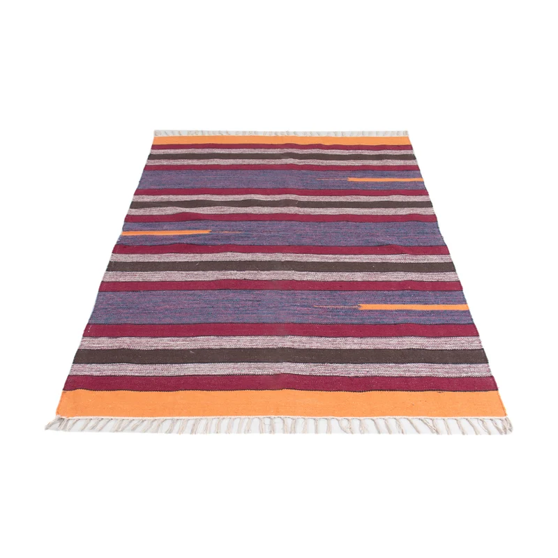 Kelim Modern Teppich 120x180cm - mehrfarbig