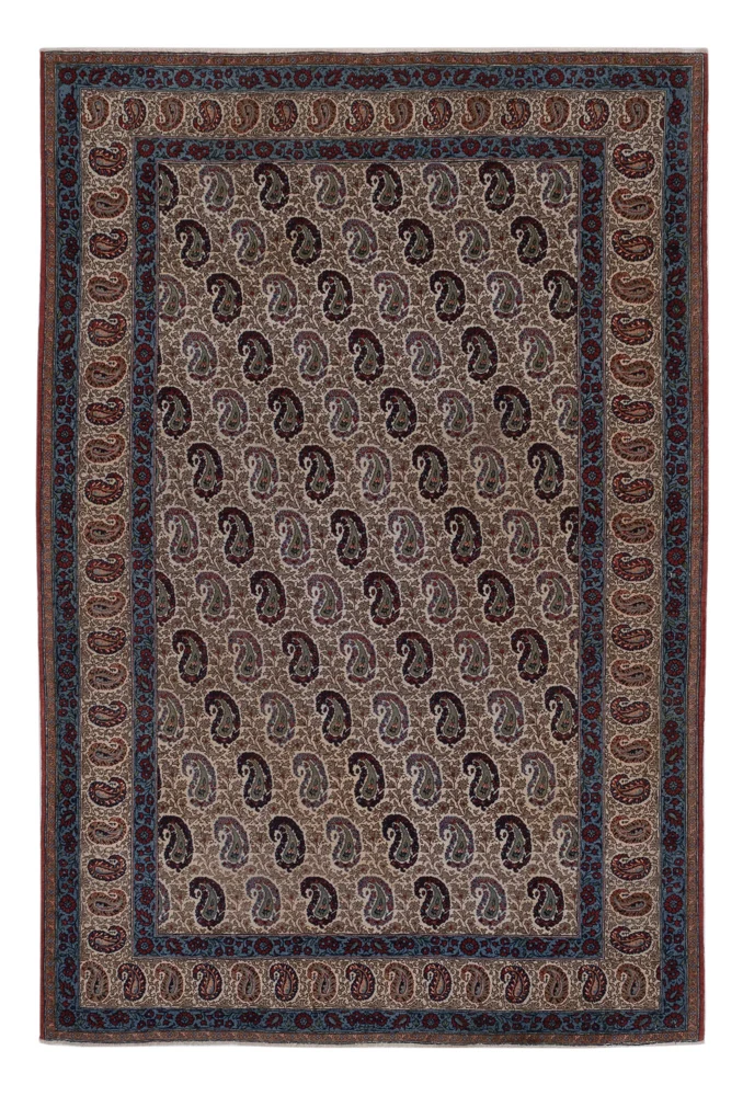 Ghom Teppich 135x203cm - Perserteppich - lachs