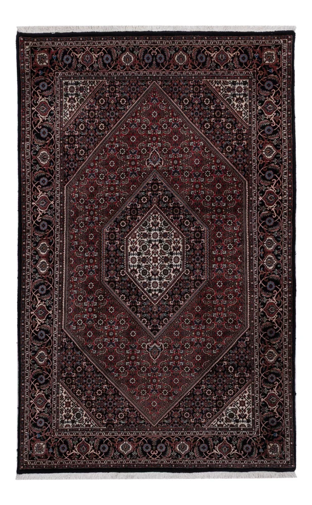 Bidjar Teppich 130x200cm - Perserteppich - dunkelrot