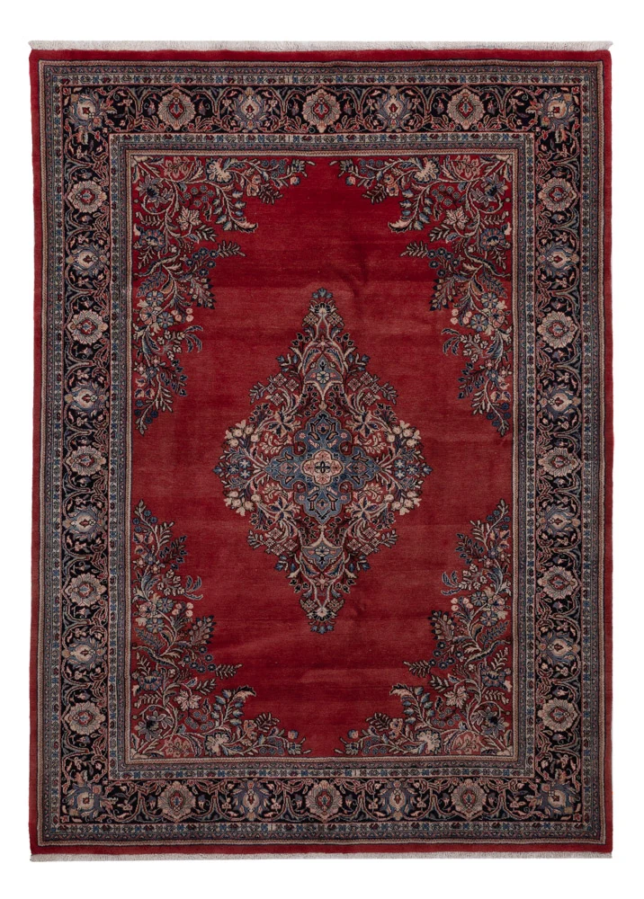 Sarough Teppich 190x273cm - Perserteppich - rot