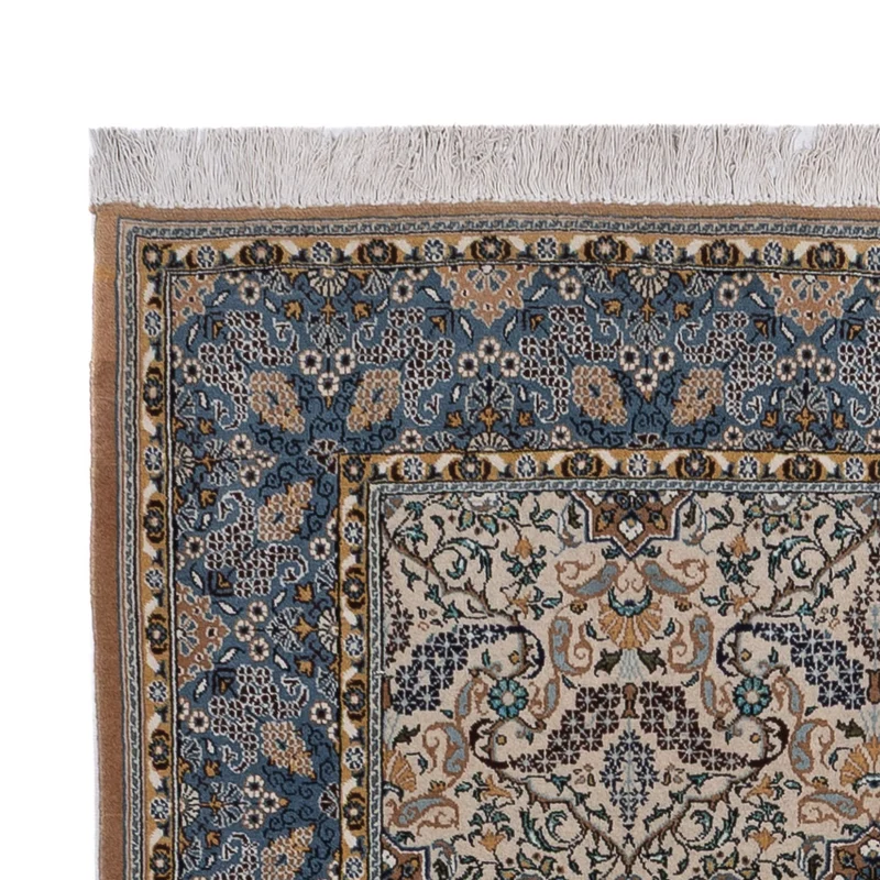 Ghom Teppich 140x209cm - Perserteppich - sand