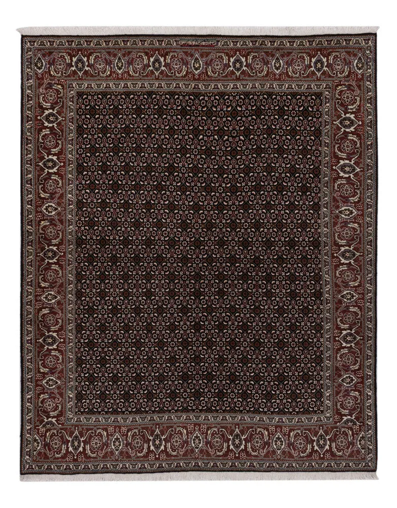 Täbriz Teppich 150x200cm - Perserteppich - dunkelbeige