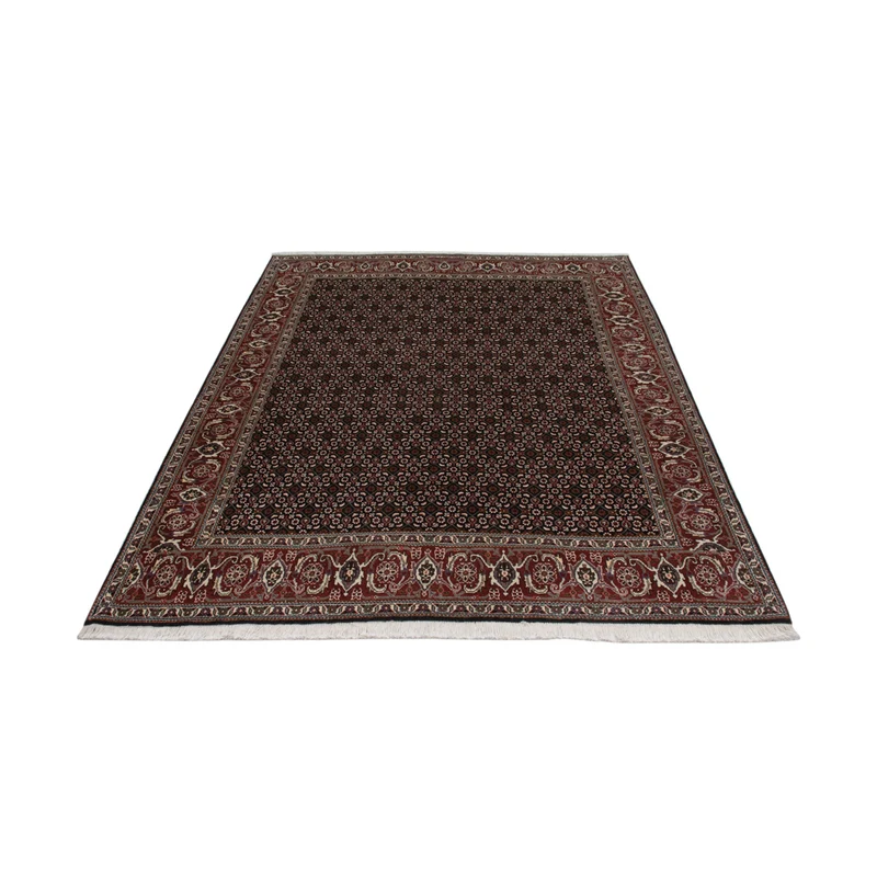 Täbriz Teppich 150x200cm - Perserteppich - dunkelbeige