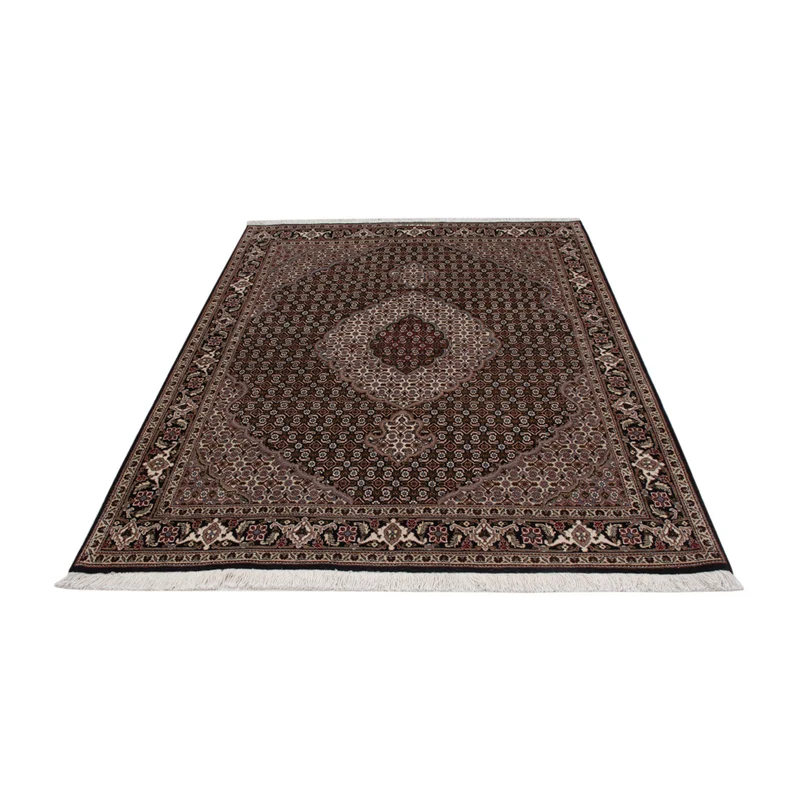 Täbriz - 40 Raj Teppich 152x197cm - Perserteppich - dunkelbeige