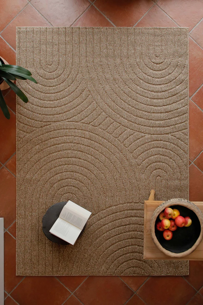 In- & Outdoor Teppich Natur "Monoq" WECONhome