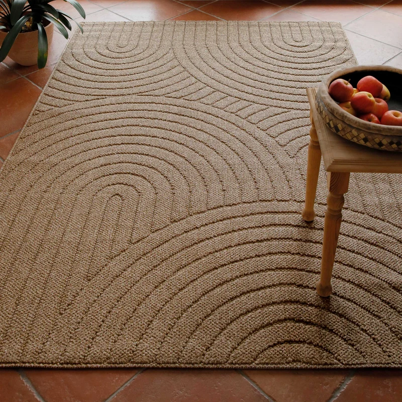In- & Outdoor Teppich Natur "Monoq" WECONhome