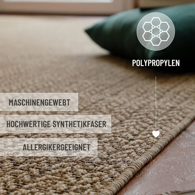 In- & Outdoor Teppich Natur "Layo" WECONhome