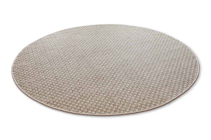 In- & Outdoor Teppich Rund Creme Weiß, pflegeleicht & wetterfest "Miami South Beach" WECONhome