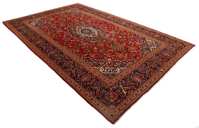 MY-RUG Teppich "Keshan" Zentrales Medaillon, Handgeknüpft