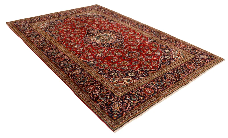 MY-RUG Teppich "Keshan" Zentrales Medaillon, Handgeknüpft