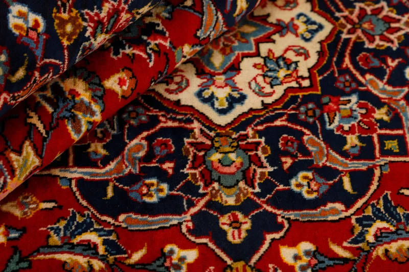 MY-RUG Teppich "Keshan" Zentrales Medaillon, Handgeknüpft