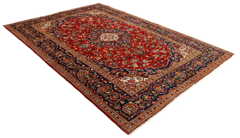 MY-RUG Teppich "Keshan" Zentrales Medaillon, Handgeknüpft