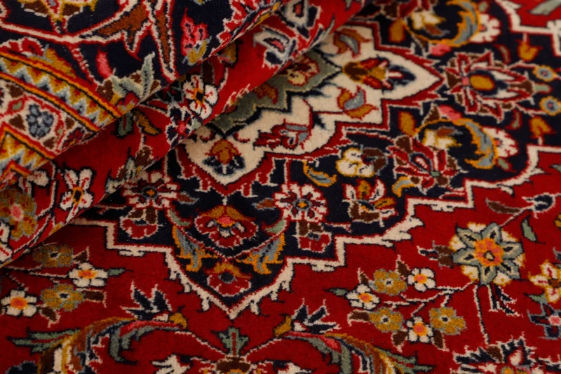 MY-RUG Teppich "Keshan" Zentrales Medaillon, Handgeknüpft