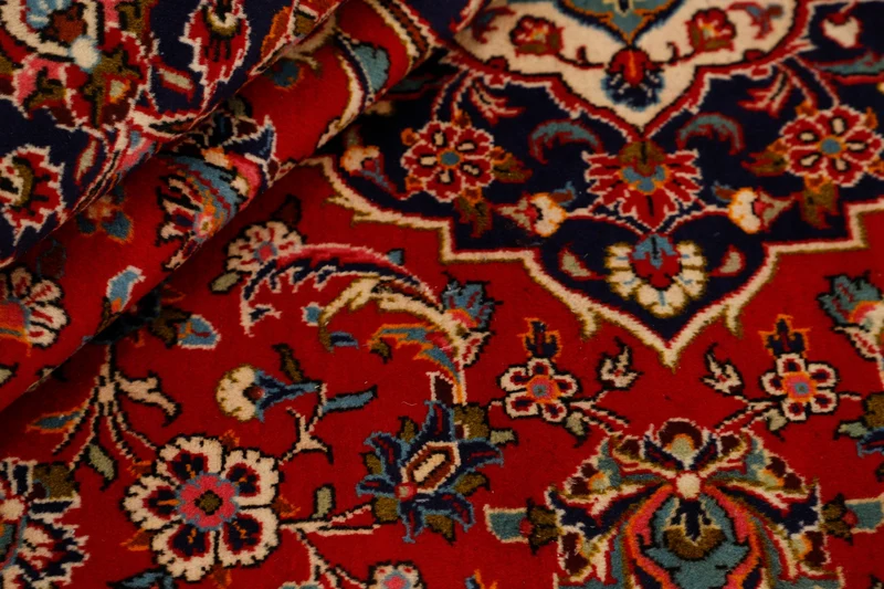 MY-RUG Teppich "Keshan" Zentrales Medaillon, Handgeknüpft