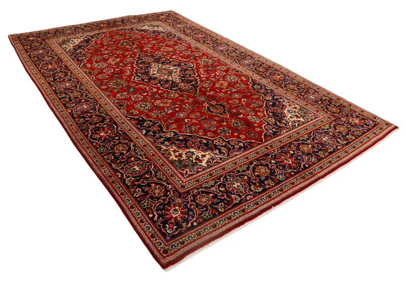 MY-RUG Teppich "Keshan" Zentrales Medaillon, Handgeknüpft
