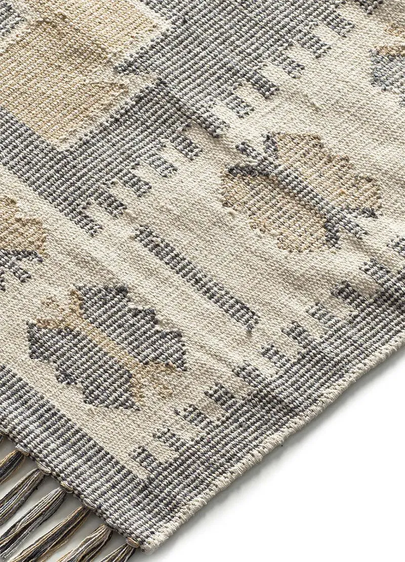 Alfombra kilim con flecos Multicolor Chandia 1098