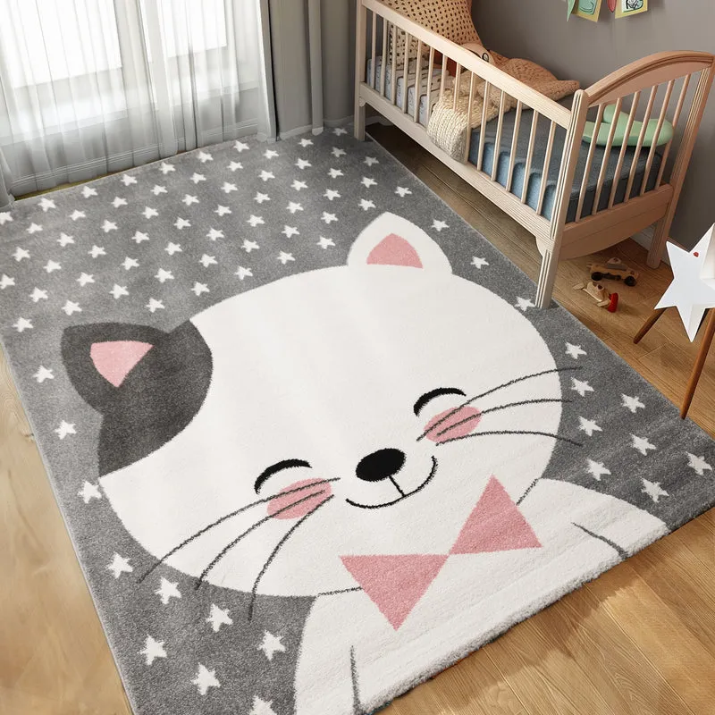 Carpettex Kinderteppich Waschbar Weich Antiallergen Spielteppich