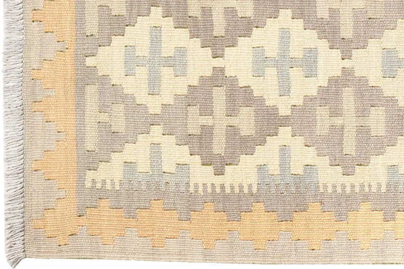 Kelim Gashgai · Handgewebt – Beige, 188x84 cm
