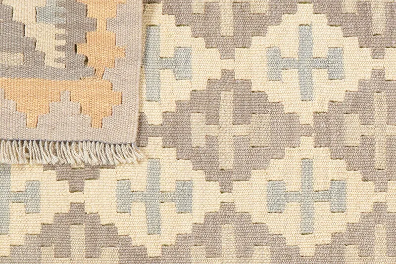 Kelim Gashgai · Handgewebt – Beige, 188x84 cm