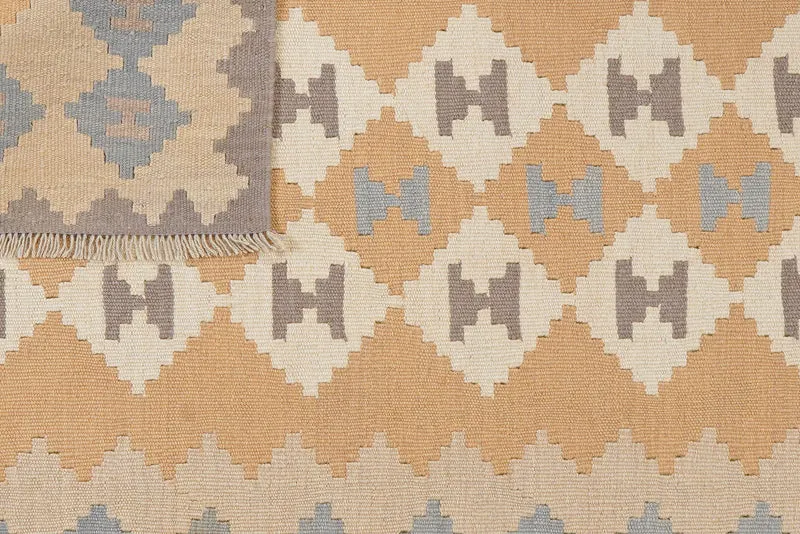 Kelim Gashgai · Handgewebt – Gelb, 171x117 cm