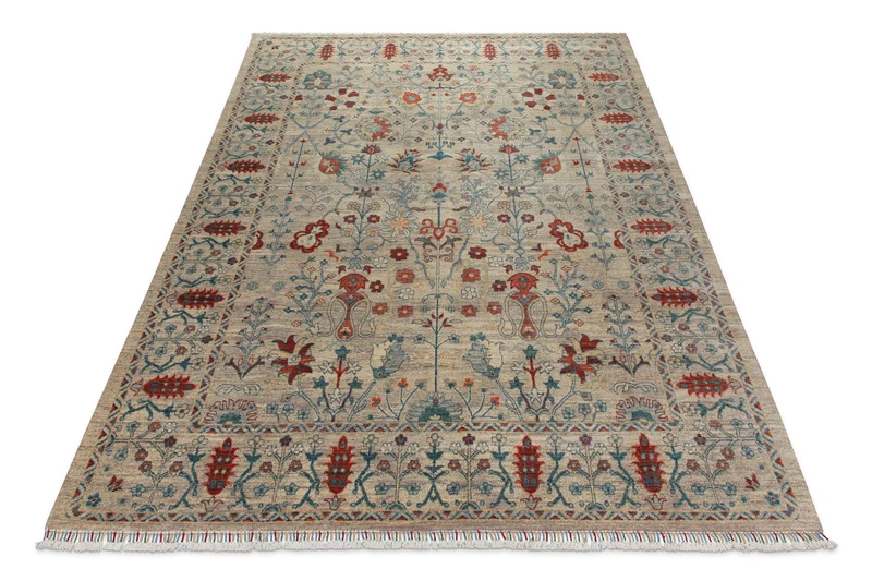 Loribaft Teppich 100 % Schurwolle 245x305 cm