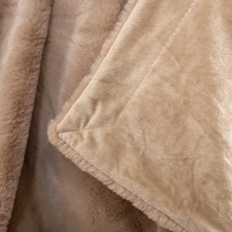 Waschbare Kuscheldecke - Otis Taupe
