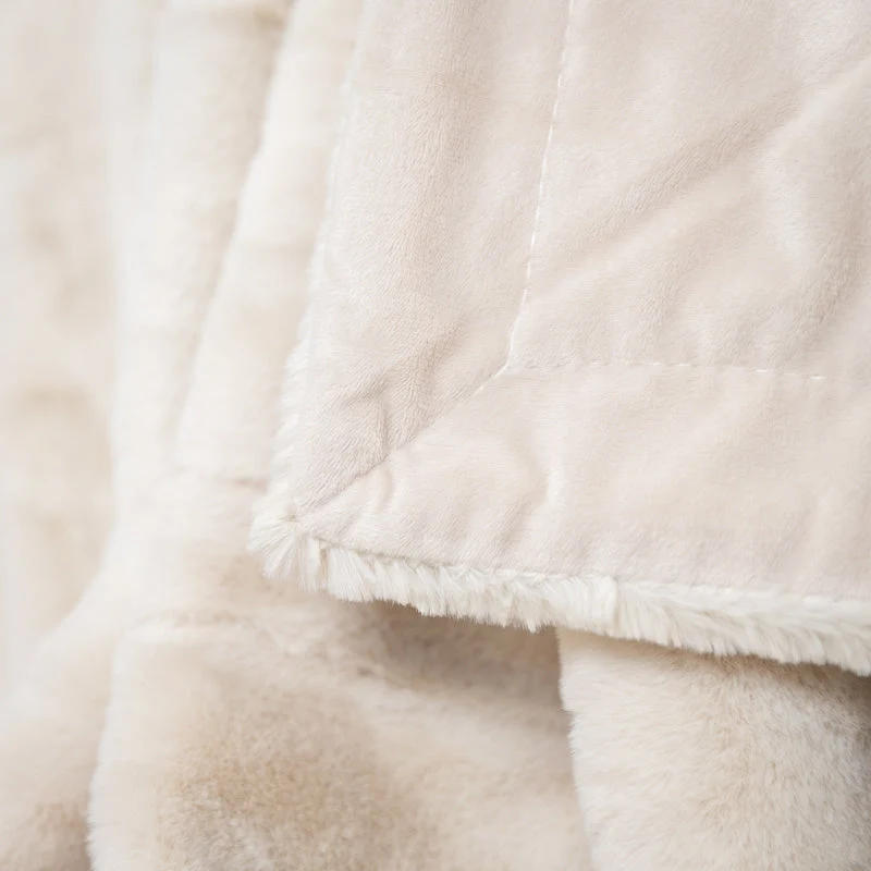 Waschbare Kuscheldecke - Otis Creme