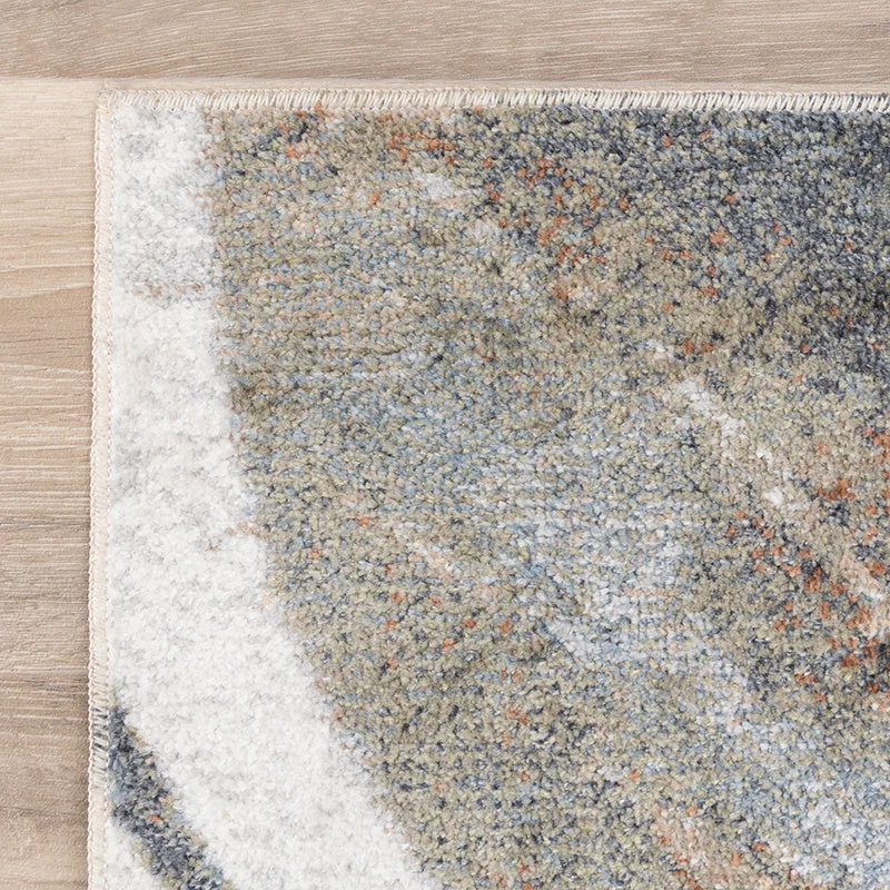 Waschbarer Teppich Abstrakt - Misha Lines Creme Grau