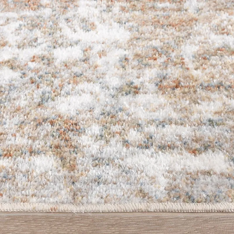 Waschbarer Teppich Abstrakt - Misha Grunge Creme Braun