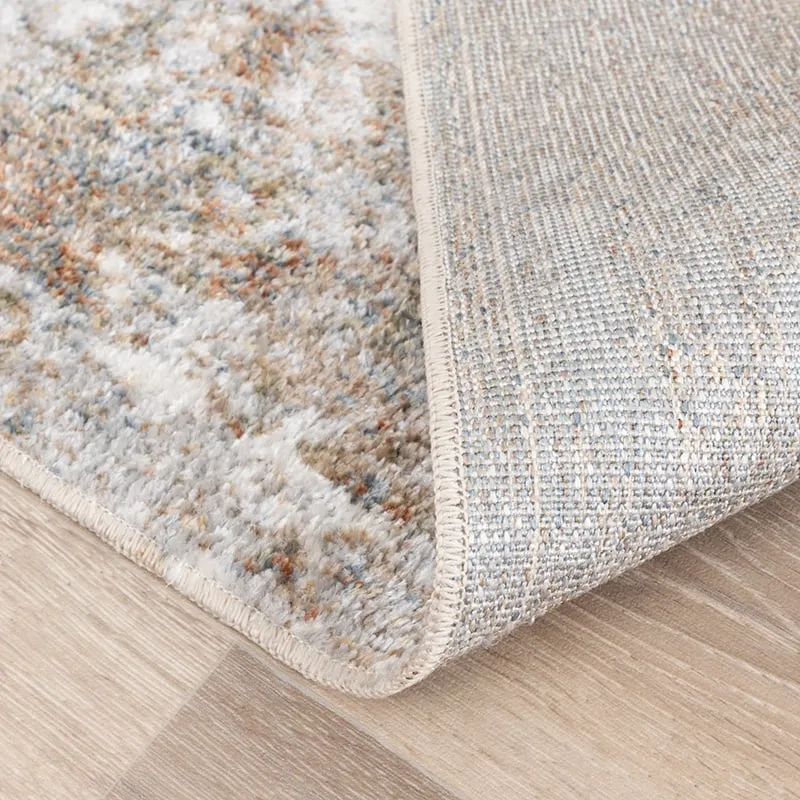 Waschbarer Teppich Abstrakt - Misha Grunge Creme Braun