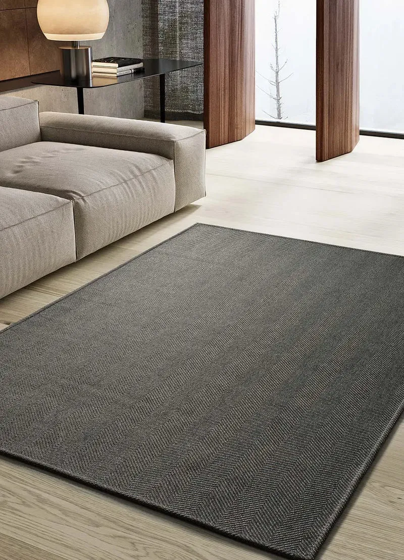 Alfombra lavable Espiga Liso Antracita