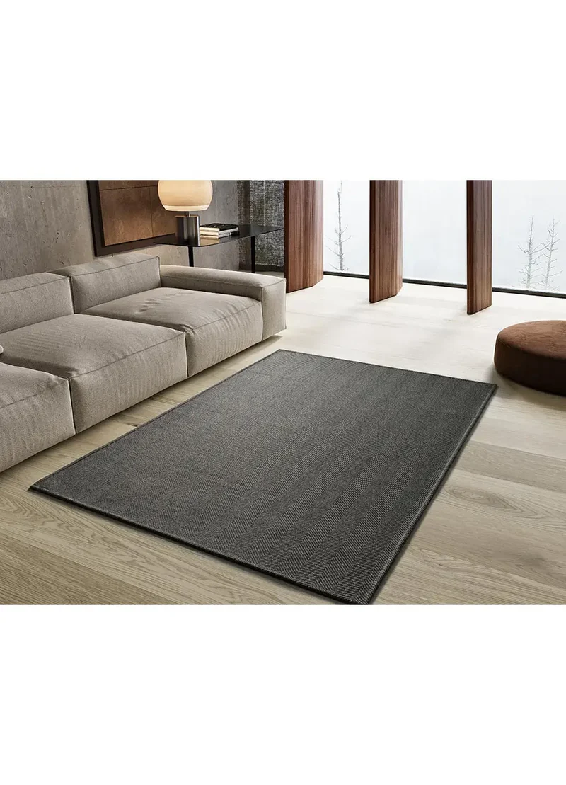 Alfombra lavable Espiga Liso Antracita