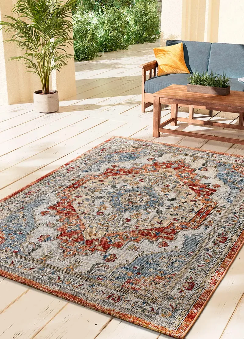 Alfombra vintage de exterior Luna 54552 Caldera