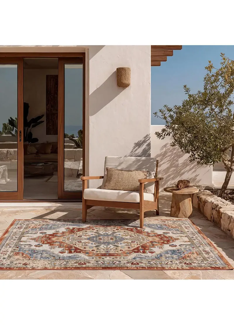 Alfombra vintage de exterior Luna 54552 Caldera