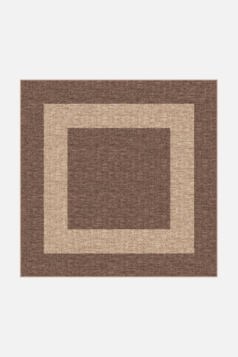 Jute-Haptik Madison Mokka Teppich