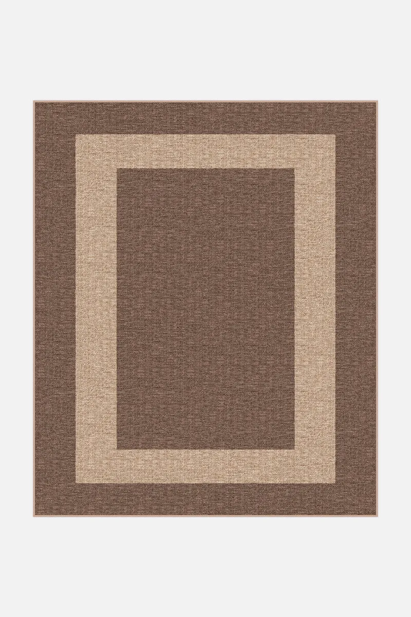 Jute-Haptik Madison Mokka Teppich