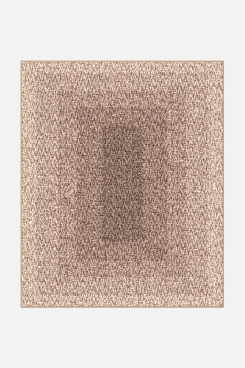 Jute-Haptik Emi Cappuccino Teppich