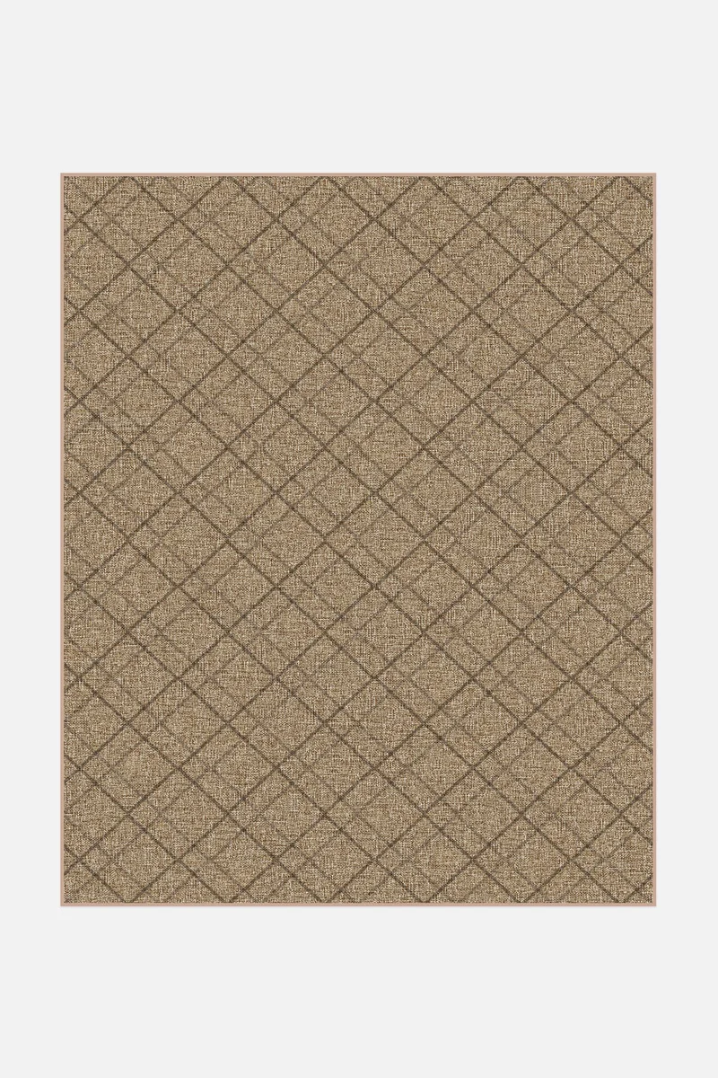 Jute-Haptik Dalia Mokka Teppich