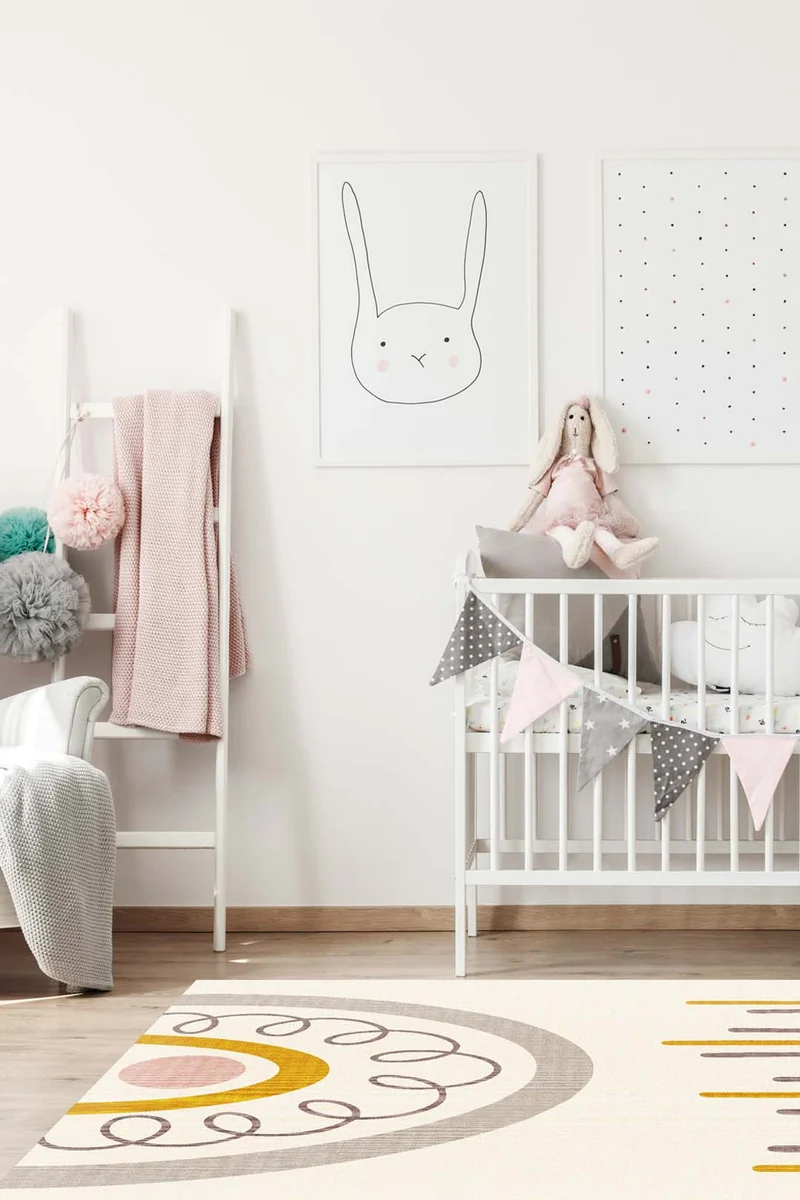 Rosa Regen Teppich