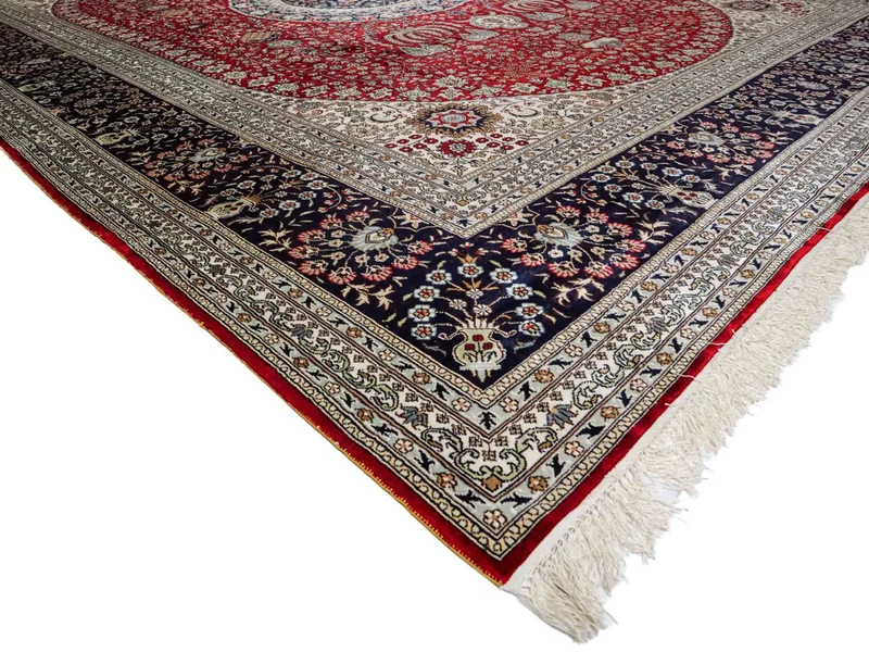 China Seide Teppich 272x370cm - Orientteppich - rot