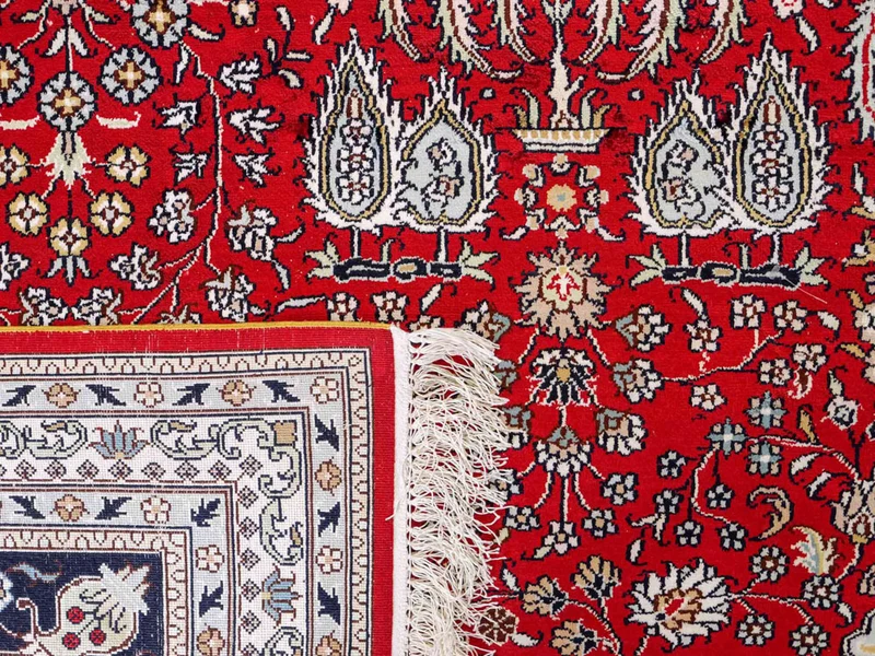 China Seide Teppich 272x370cm - Orientteppich - rot