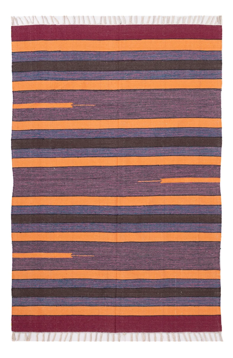 Kelim Modern Teppich 120x180cm - mehrfarbig