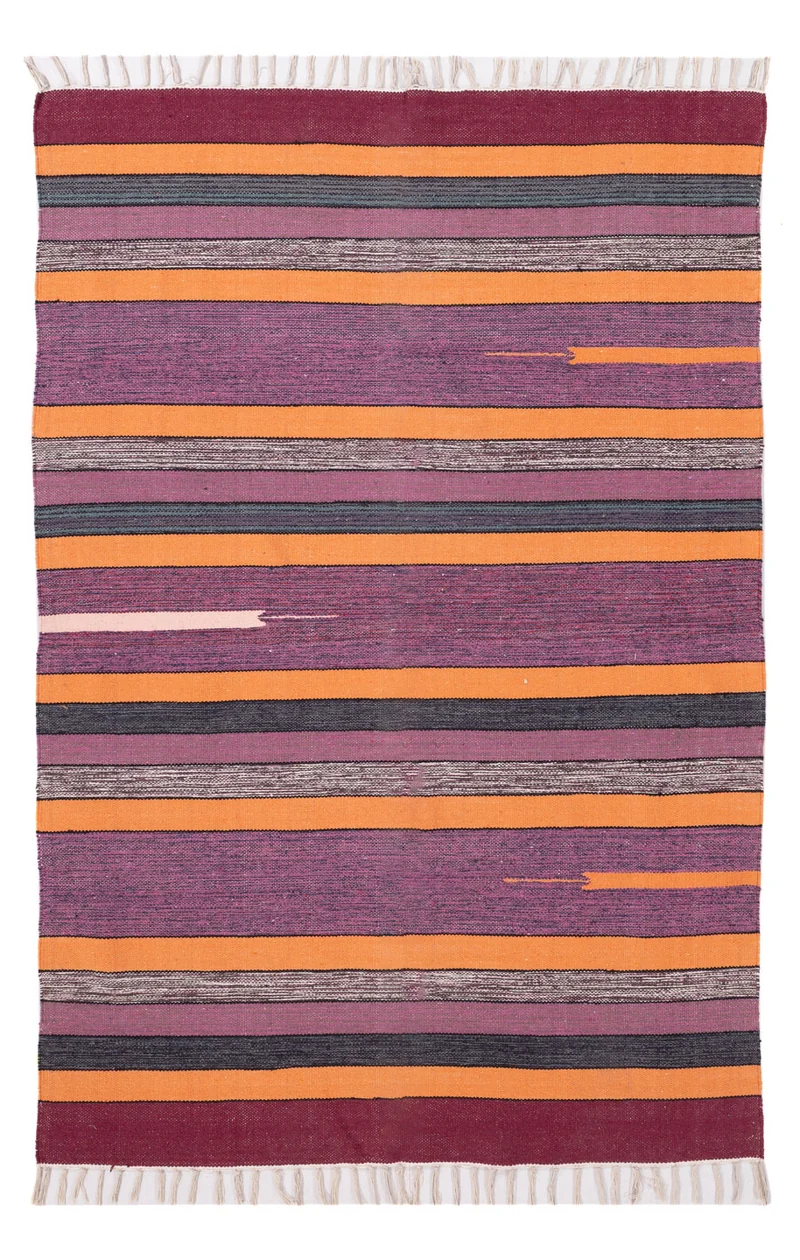 Kelim Modern Teppich 120x180cm - mehrfarbig