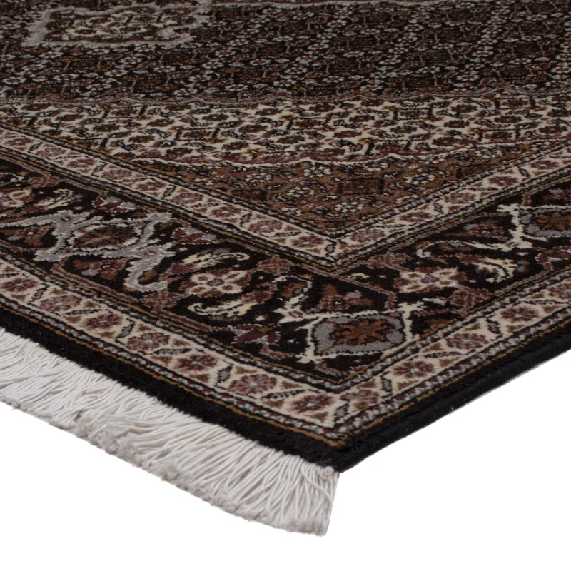 Täbriz Teppich 150x197cm - Perserteppich - dunkelbeige