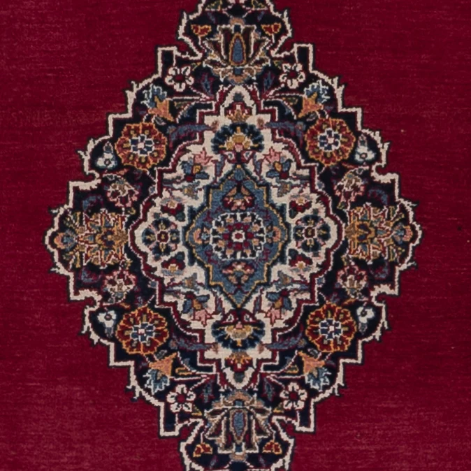 Keshan Teppich 135x205cm - Perserteppich - rot