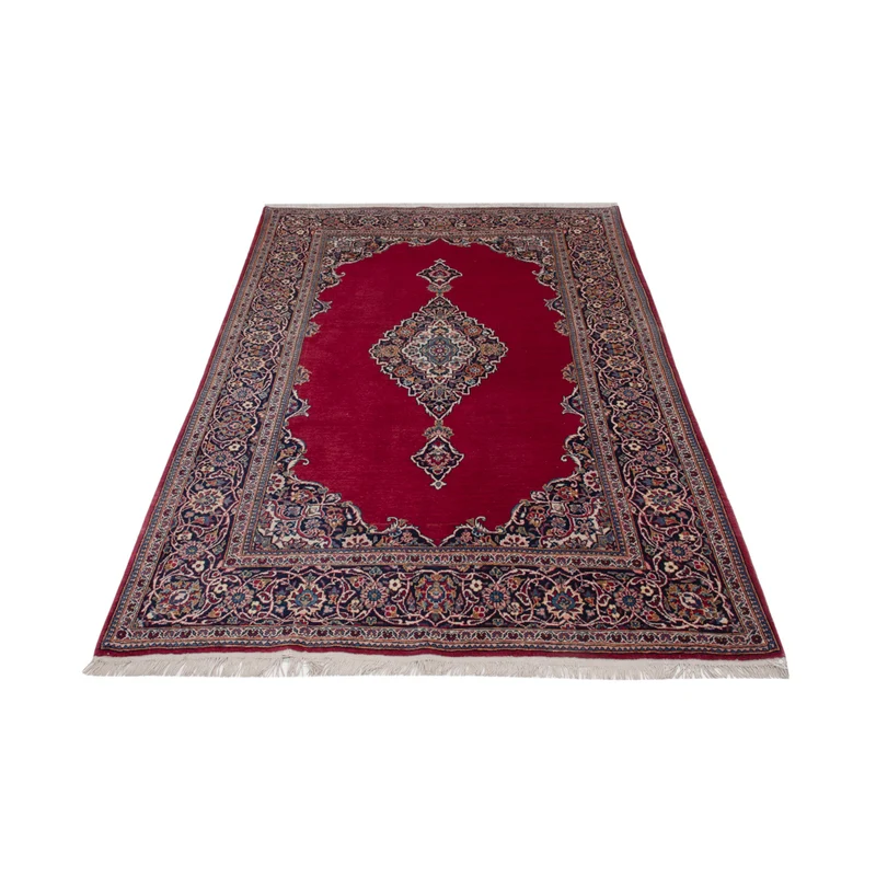 Keshan Teppich 135x205cm - Perserteppich - rot