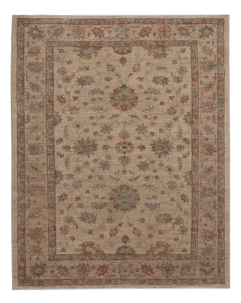 Ziegler Teppich 167x224cm - Orientteppich - hellbeige