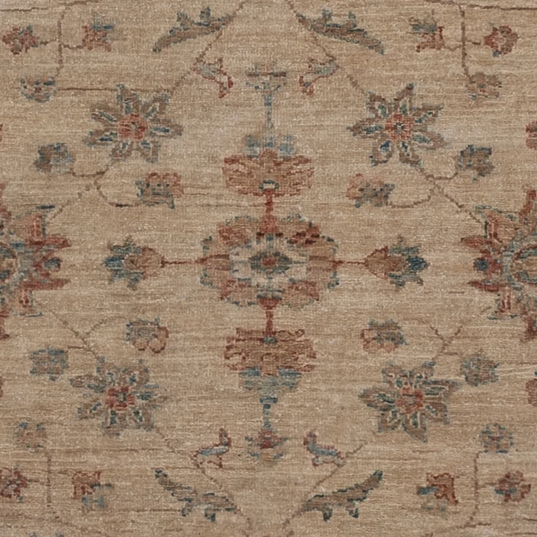 Ziegler Teppich 167x224cm - Orientteppich - hellbeige